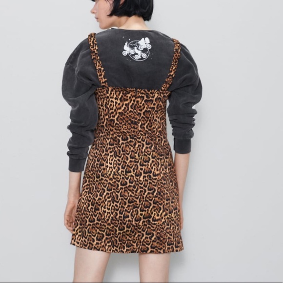 Zara Leopard Print Dress - NWT - Picture 3 of 5